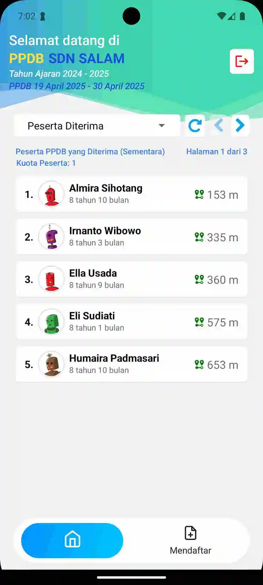 PPDB Mobile Screenshot 2